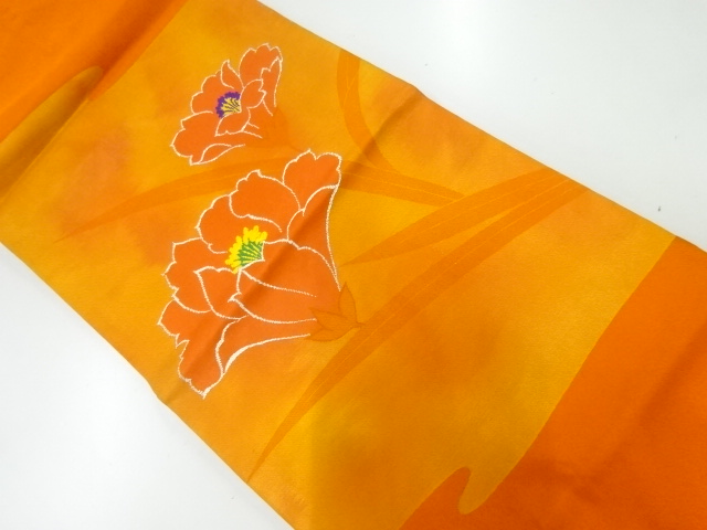 JAPANESE NAGOYA OBI / WOVEN FLOWER